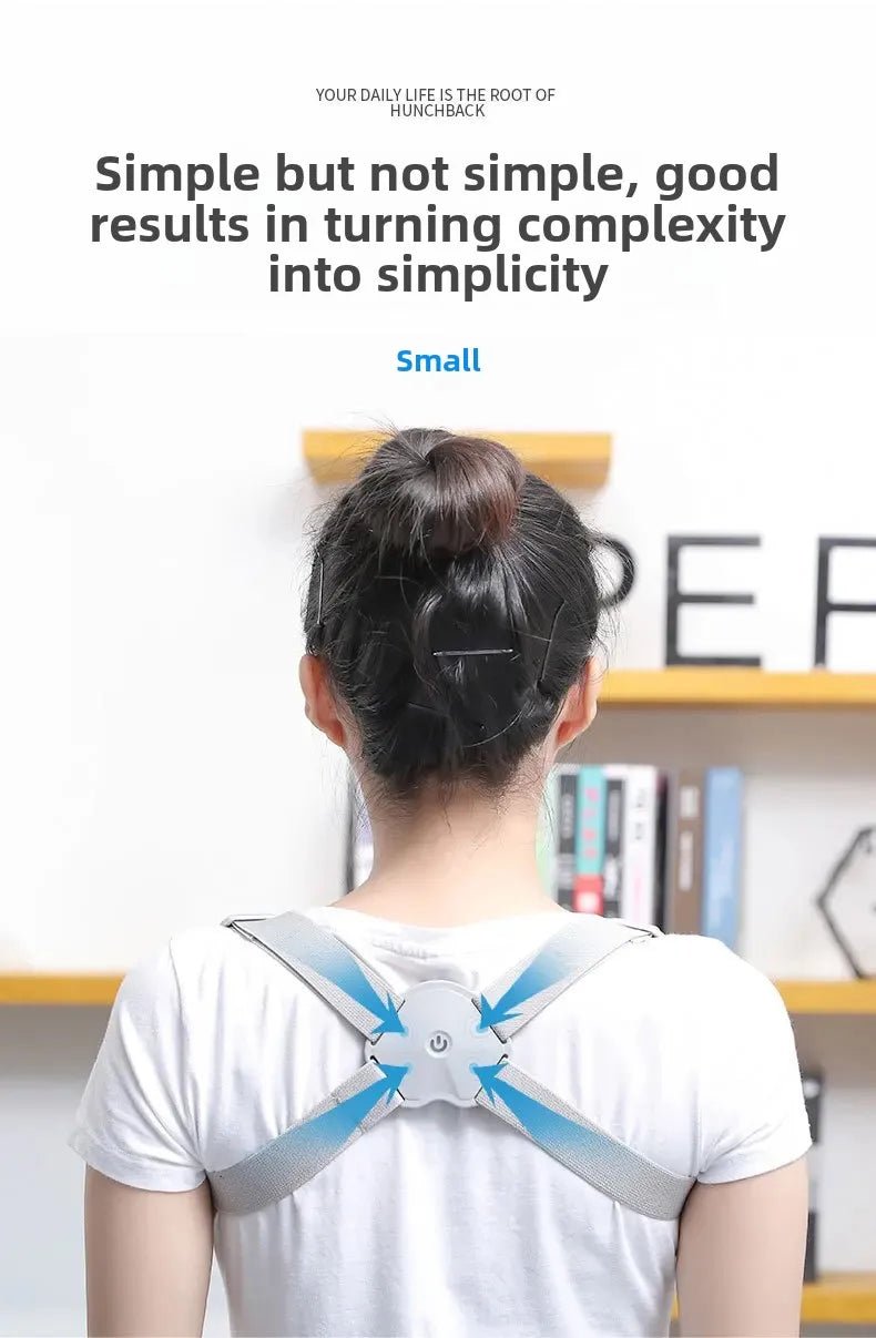 Direct From Manufacturer LCD Smart Posture Corrector Timing Counting Voice Prompt Back Posture Correction Brace For Children