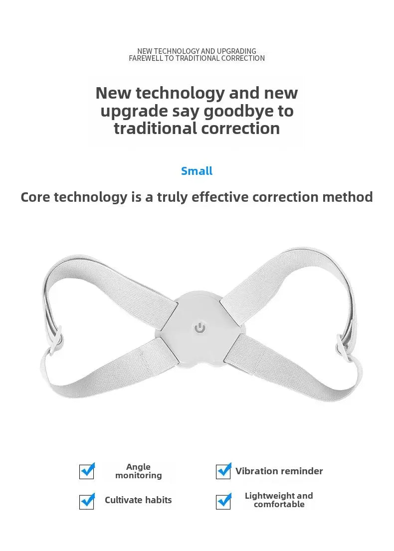 Direct From Manufacturer LCD Smart Posture Corrector Timing Counting Voice Prompt Back Posture Correction Brace For Children