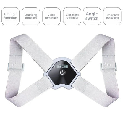 Direct From Manufacturer LCD Smart Posture Corrector Timing Counting Voice Prompt Back Posture Correction Brace For Children