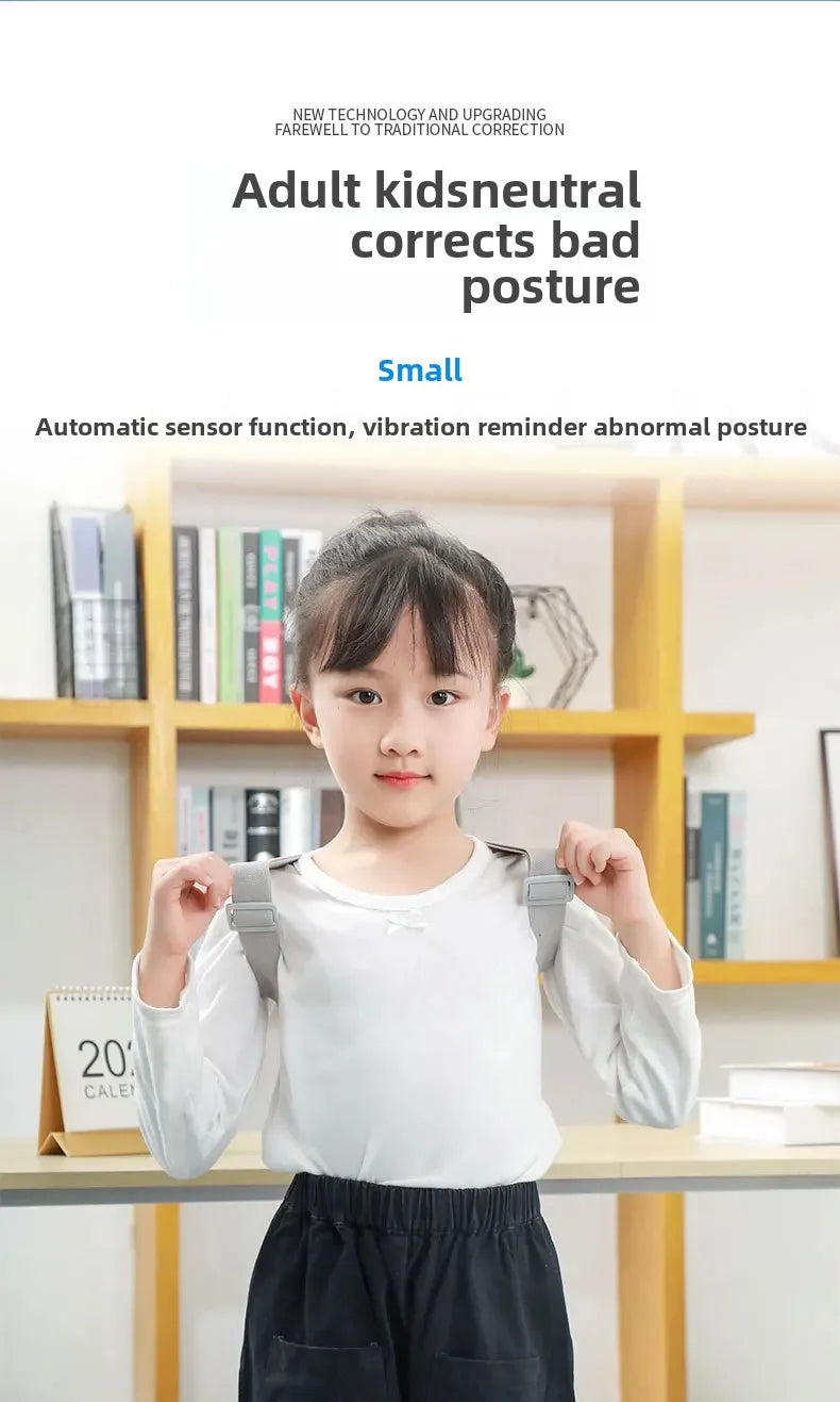 Direct From Manufacturer LCD Smart Posture Corrector Timing Counting Voice Prompt Back Posture Correction Brace For Children