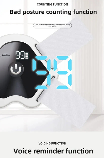 Direct From Manufacturer LCD Smart Posture Corrector Timing Counting Voice Prompt Back Posture Correction Brace For Children