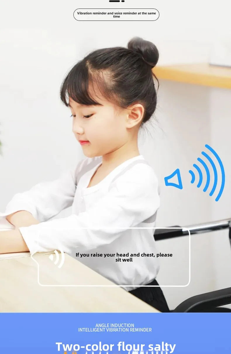 Direct From Manufacturer LCD Smart Posture Corrector Timing Counting Voice Prompt Back Posture Correction Brace For Children